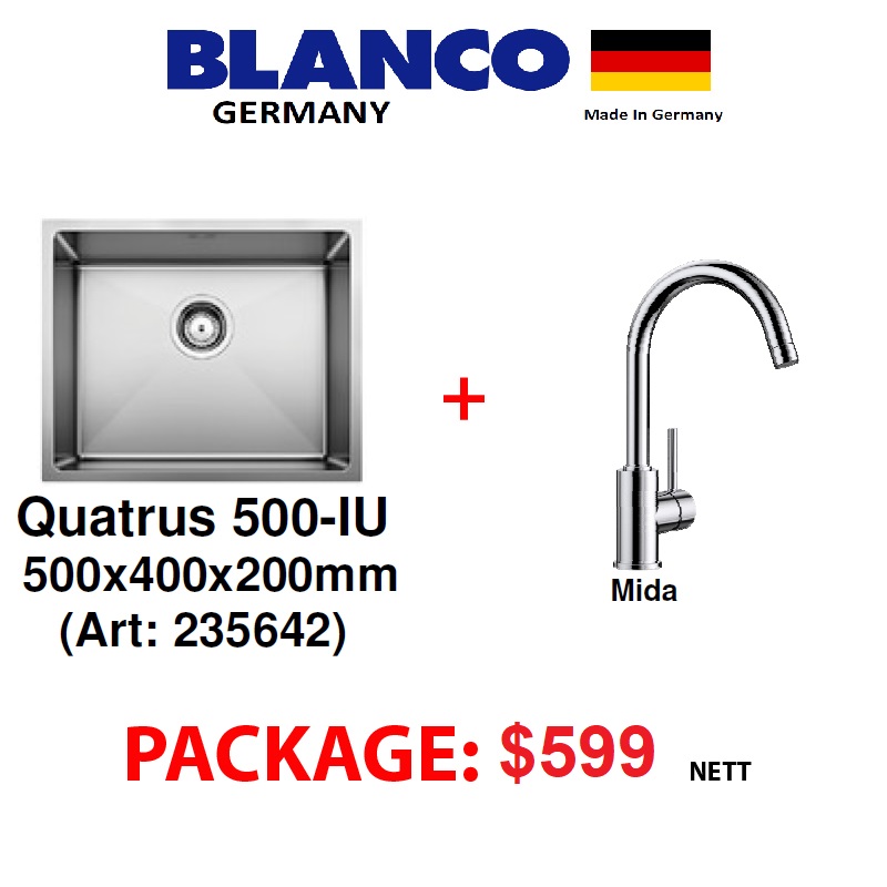 blanco sink and mixer package 2023